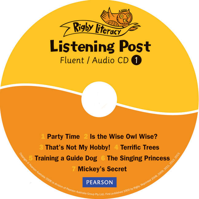 Rigby Literacy - Fluent Level: Listening Post CD