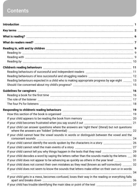Helping Children Become Better Readers: For parents, caregivers, teachers and aides
