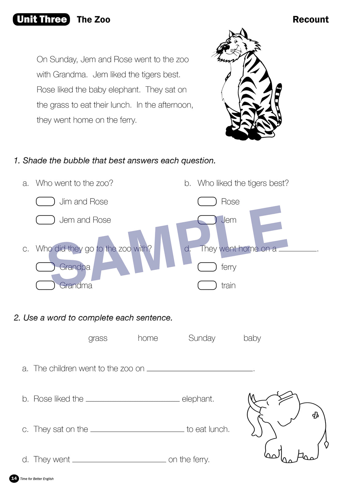 Time for Better English - Year 1