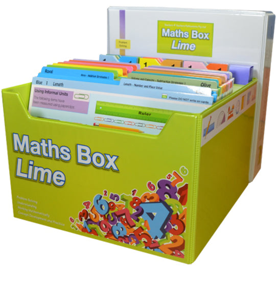 Maths Box Lime - Years 1 to 2/3