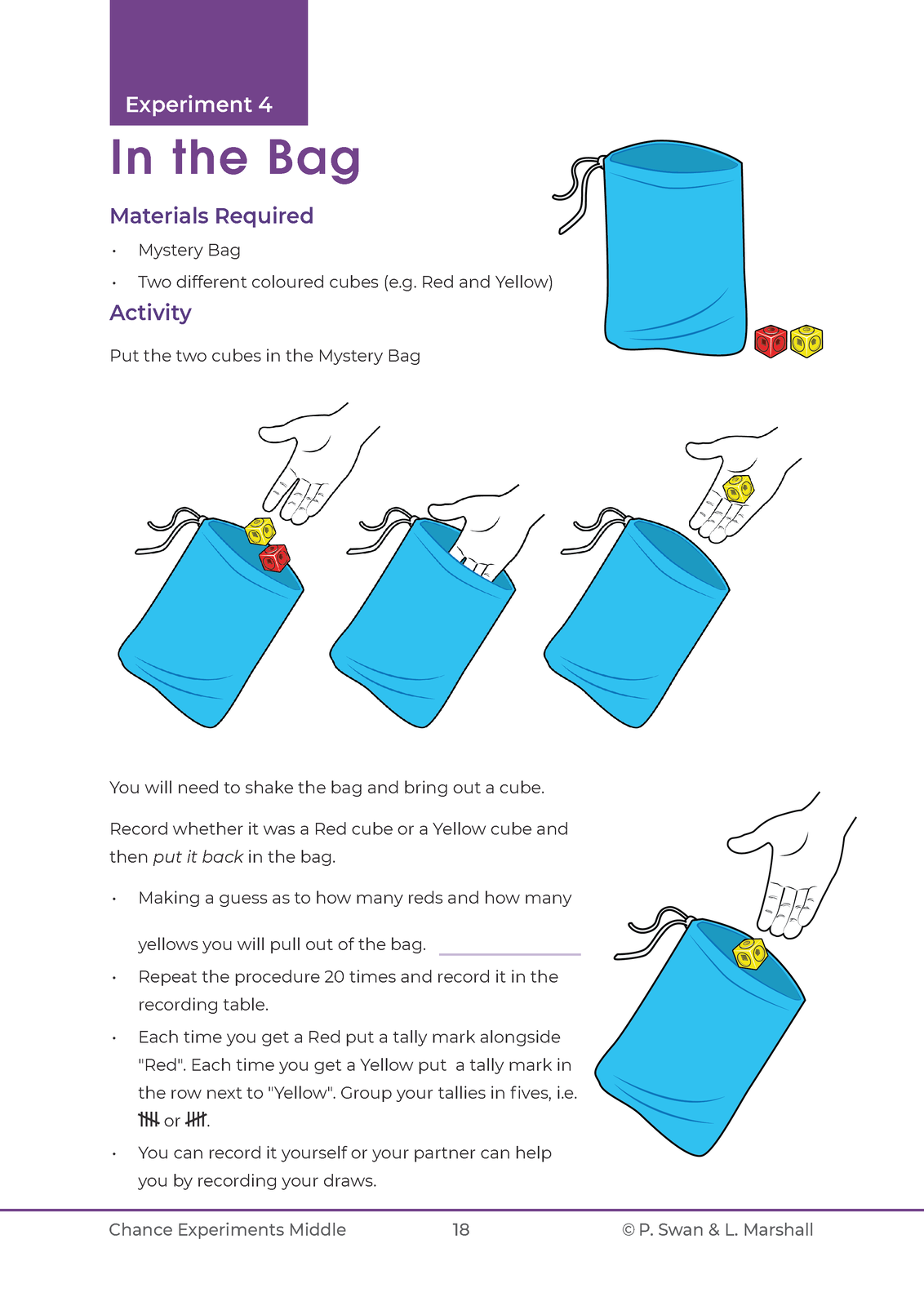Probability Chance Experiments - Middle Primary