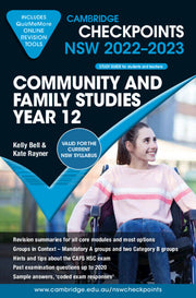Cambridge Checkpoints NSW - Community & Family Studies: Year 12 (2022-2023)