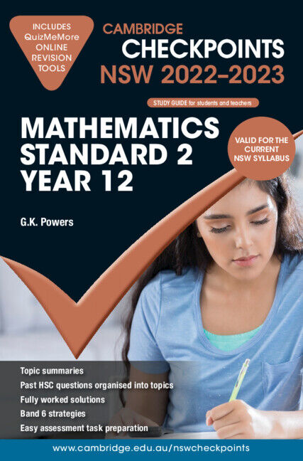 Cambridge Checkpoints NSW - Mathematics Standard 2 Year 12 (2022-2023)