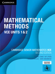 Mathematical Methods VCE: Student Book Units 1&2 - Second Edition (Print & Digital)