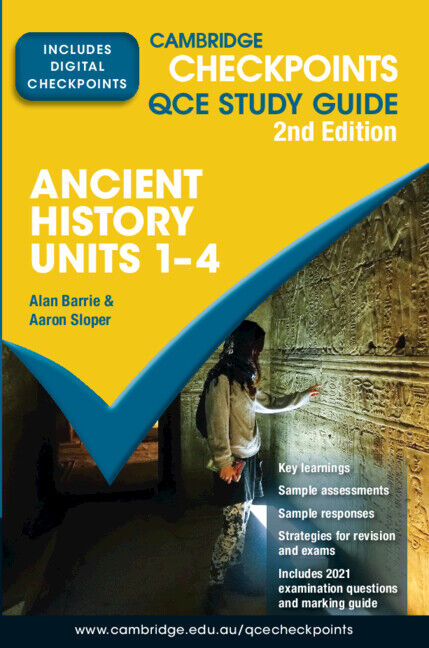 Cambridge Checkpoints QCE - Ancient History: Units 1-4 Second Edition (Print & Digital)