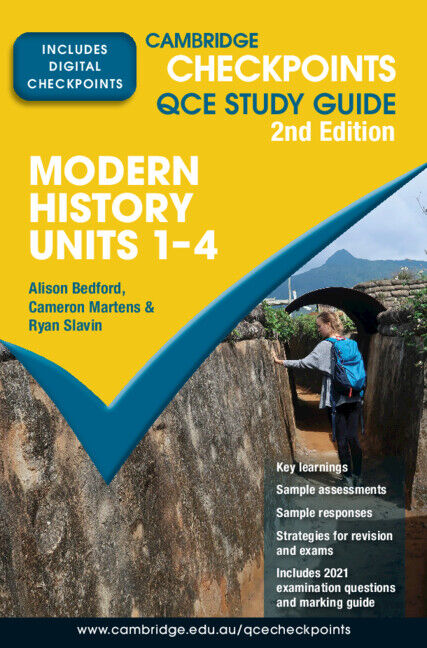 Cambridge Checkpoints QCE - Modern History: Units 1-4 Second Edition (Print & Digital)