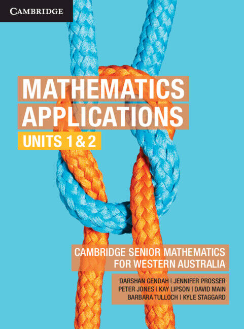 Mathematics Applications: Student Book - Units 1&2 for Western Australia (Print & Digital)