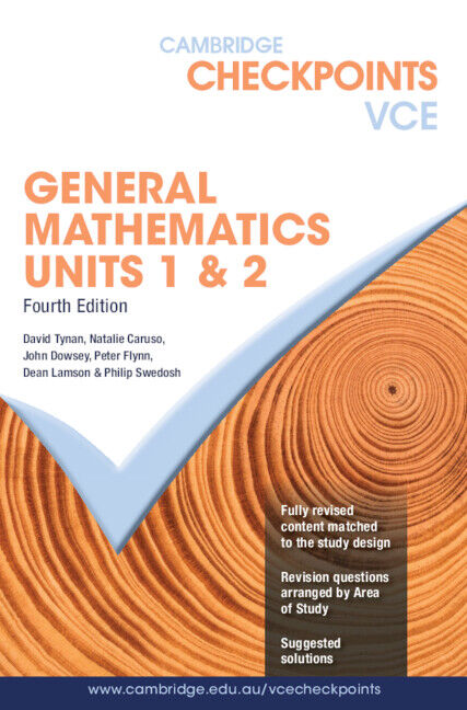 Cambridge Checkpoints VCE - General Mathematics: Units 1&2 (4th Edition)