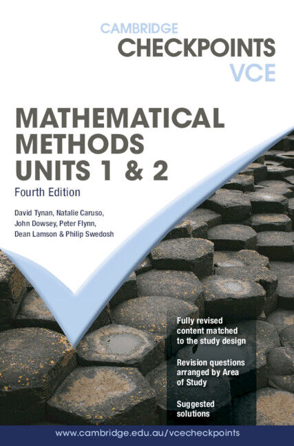 Cambridge Checkpoints VCE - Mathematical Methods: Units 1&2 (4th Edition)