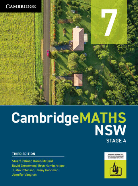 CambridgeMATHS NSW Stage 4 Year 7 3rd Edition - Student Book (Print & Digital)