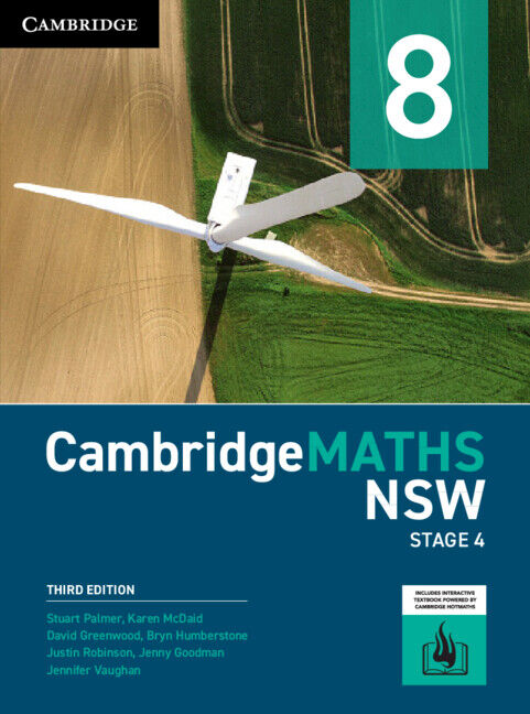CambridgeMATHS NSW Stage 4 Year 8 3rd Edition - Student Book (Print & Digital)