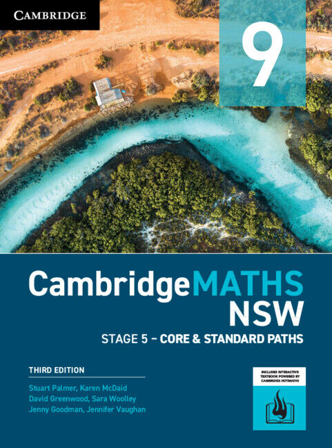 CambridgeMATHS NSW Stage 5 Year 9 3rd Edition Core & Standard Paths - Student Book (Print & Digital)