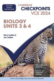 Cambridge Checkpoints VCE Biology Units 3 & 4 2024