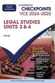 Cambridge Checkpoints VCE Legal Studies Units 3 & 4 2024