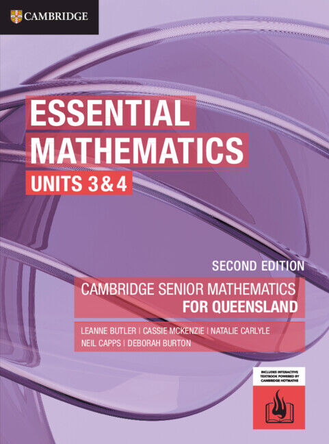 Essential Mathematics Units 3&4 for Queensland (2nd Edition): Print & Digital