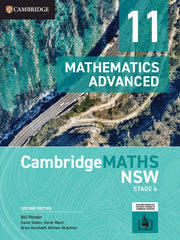 CambridgeMATHS Stage 6 Mathematics Advanced - Year 11 (2nd Edition): Print & Digital