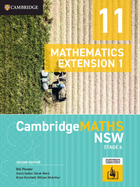 CambridgeMATHS Stage 6 Mathematics Extension 1 - Year 11 (2nd Edition): Print & Digital