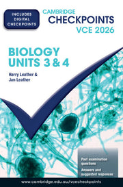 Cambridge Checkpoints VCE - Biology Units 3&4 (2026): Print & Digital