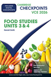 Cambridge Checkpoints VCE - Food Studies Units 3&4 (2026-2027): Print & Digital