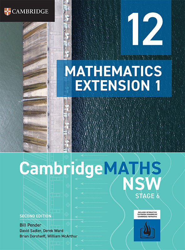 CambridgeMATHS NSW Stage 6 Extension 1 Year 12 2e (print & digital) [Due Sep 2026]