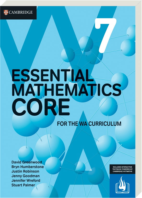 Essential Mathematics CORE for the WA Curriculum - Year 7 (Print & Digital)
