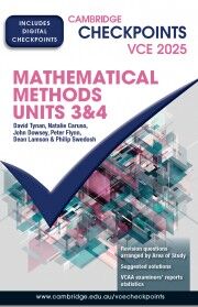 Cambridge Checkpoints VCE - Mathematical Methods: Units 3&4 2023 (Print & Digital)