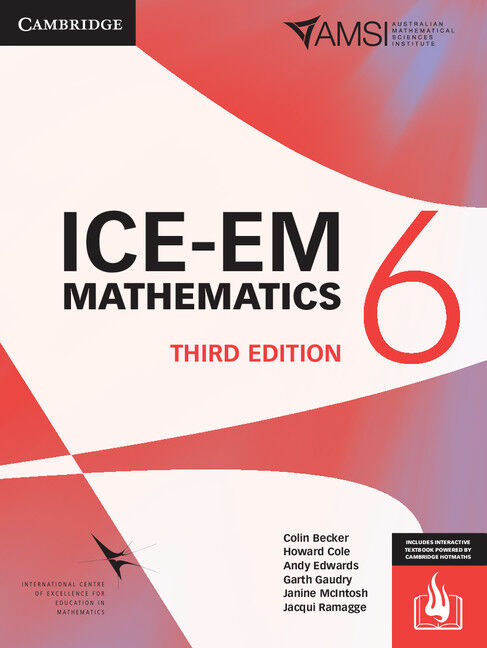 ICE-EM Mathematics for the Australian Curriculum - Third Edition: Year 6 (Print & Digital +HOTmaths)