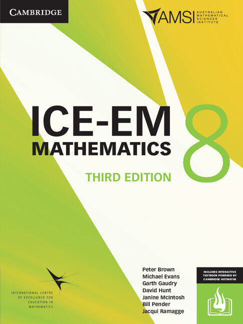 ICE-EM Mathematics for the Australian Curriculum - Third Edition: Year 8 (Print & Digital +HOTmaths)