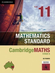 CambridgeMATHS Stage 6 Mathematics Standard - Year 11 (Print & Digital)