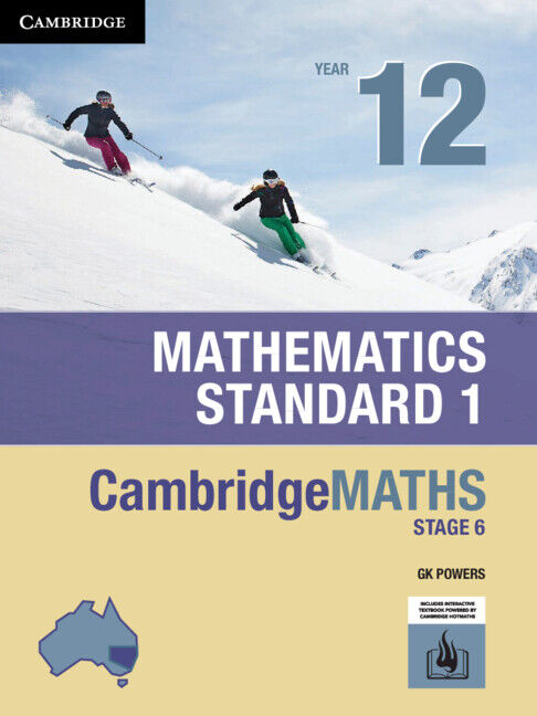 CambridgeMATHS Stage 6 Mathematics Standard 1 - Year 12 (Print & Digital)