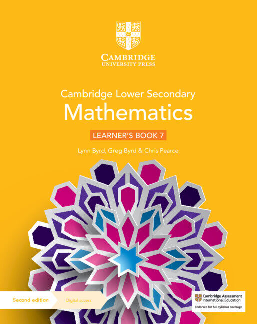 Cambridge Lower Secondary Mathematics - Learner's Book 7 with Digital Access (1 Year)