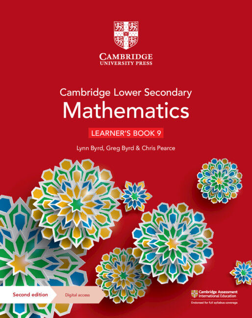 Cambridge Lower Secondary Mathematics - Learner's Book 9 with Digital Access (1 Year)