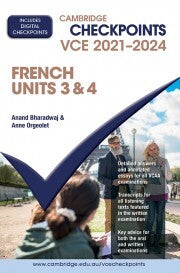Cambridge Checkpoints VCE French Units 3&4 2021-2024 (Print & Digital)