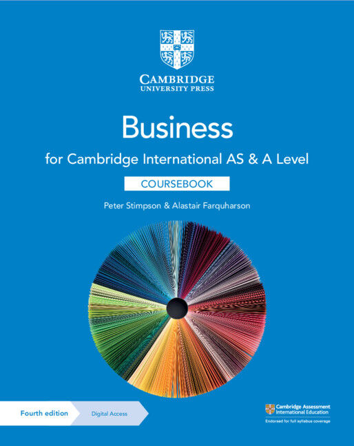 Cambridge International AS & A Level Business - Coursebook with Digital Access (2 Years)