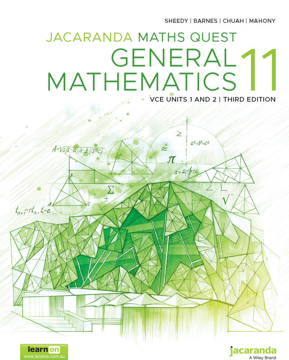 Jacaranda Maths Quest 11 General Mathematics VCE Units 1&2 Third Edition (learnON & Print)