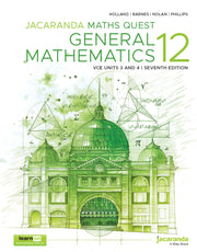 Jacaranda Maths Quest 12 General Mathematics VCE Units 3&4 7E (learnON & Print)