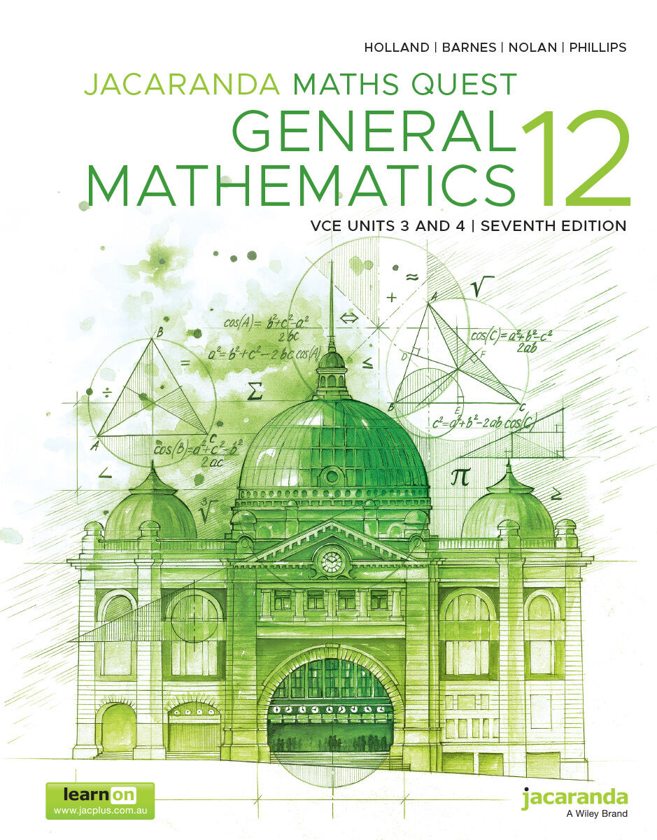 Jacaranda Maths Quest 12 General Mathematics VCE Units 3&4 7E (learnON & Print)