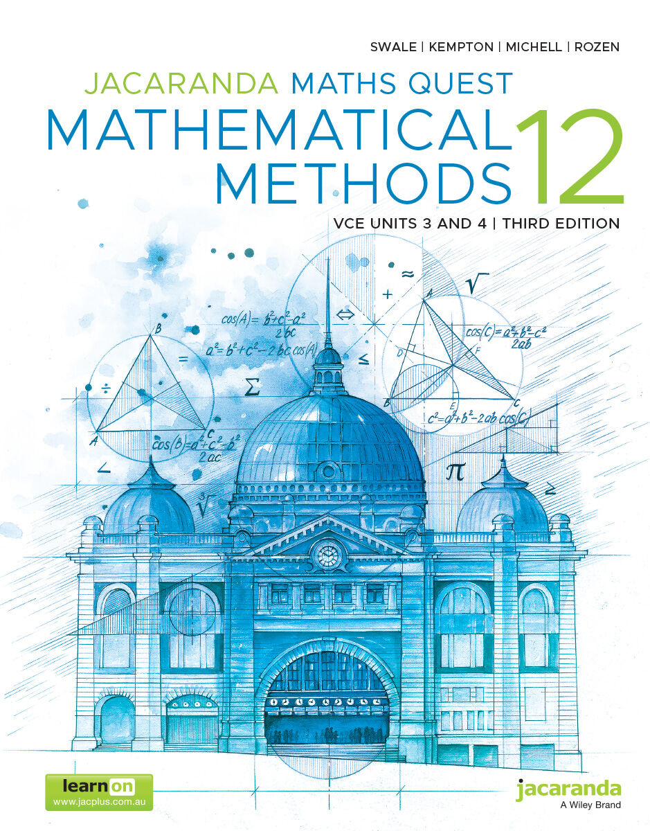 Jacaranda Maths Quest 12 Mathematical Methods VCE Units 3&4 Third Edition (learnON & Print)