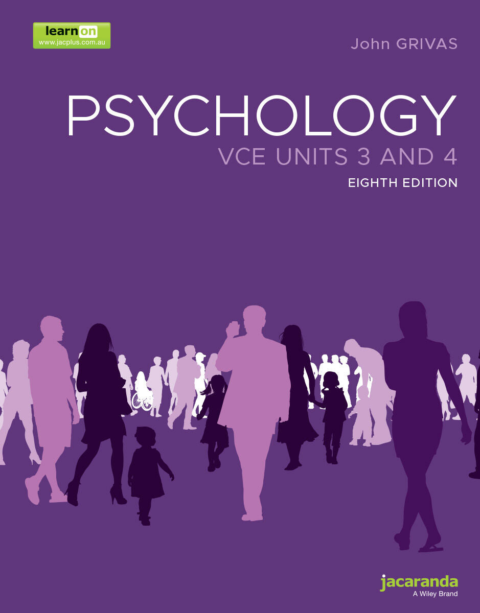 Psychology VCE - Units 3 & 4 (8E & eBookPLUS)