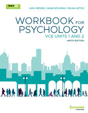 Psychology VCE Workbook - Units 1 & 2 (9th Edition)