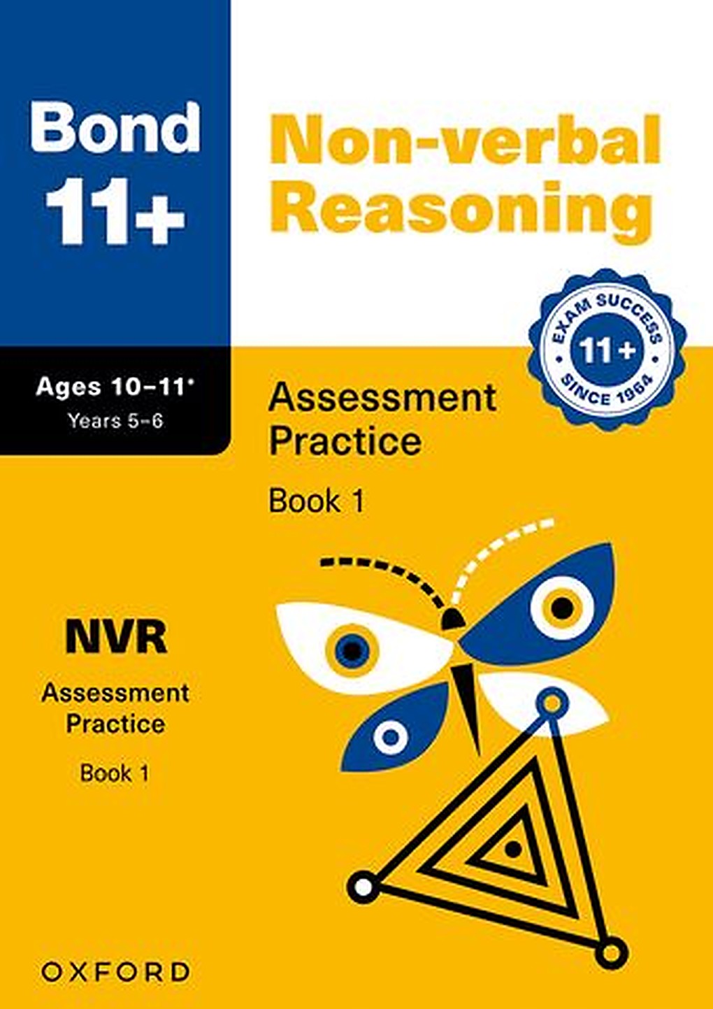Bond 11+ Non-verbal Reasoning Assessment Practice 10-11+ Years Book 1 cover