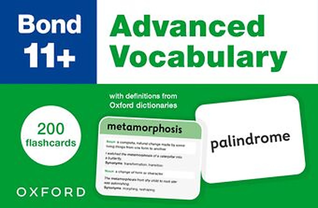Bond 11+ Advanced Vocabulary Flashcards cover