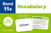 Bond 11+ Vocabulary Flashcards cover