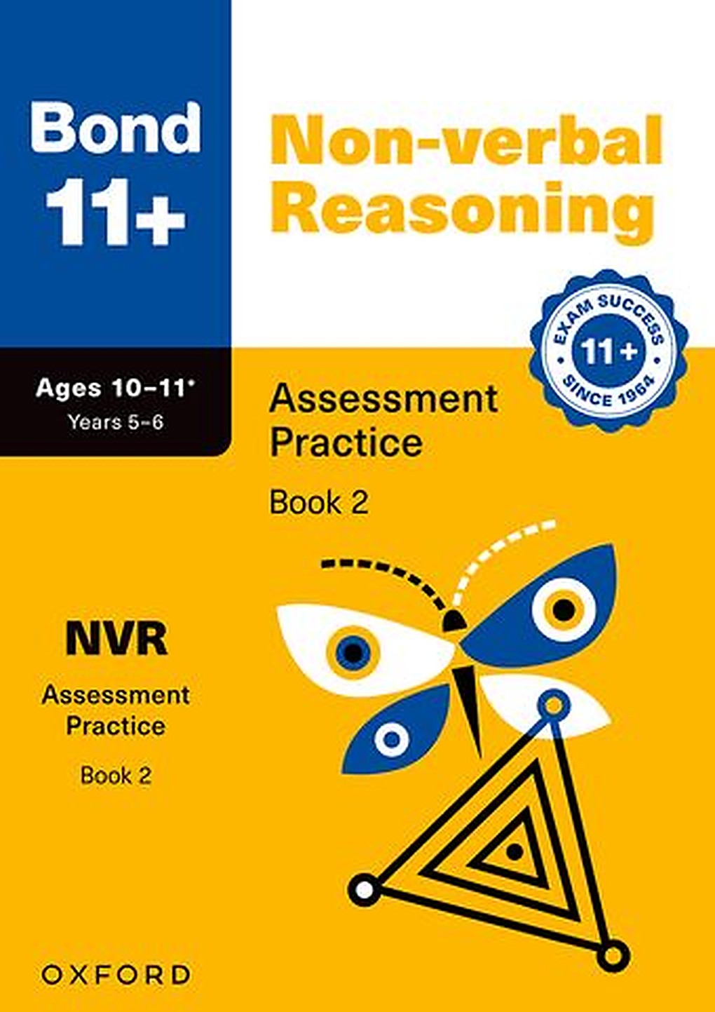 Bond 11+ Non-Verbal Reasoning Assessment Practice 10-11 Book 2 Paperback cover
