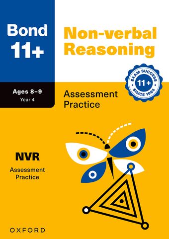 Bond 11+ Non-Verbal Reasoning Assessment Practice 8-9 Paperback