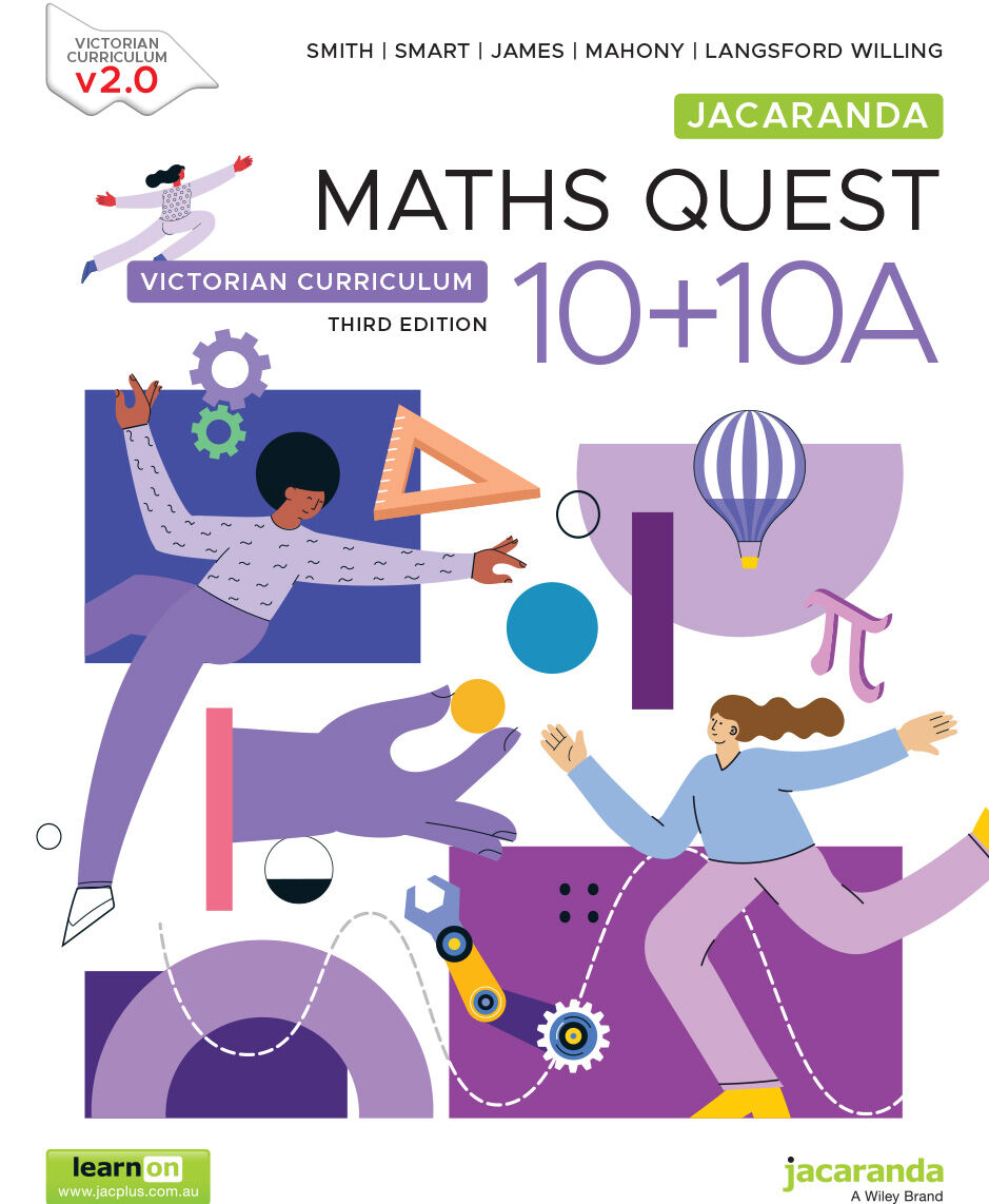 Jacaranda Maths Quest 10 + 10A Victorian Curriculum Third Edition (learnON & Print)