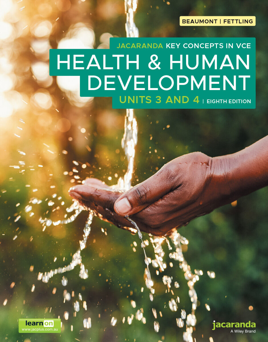 Jacaranda Key Concepts in VCE Health & Human Development Units 3&4 8E (learnON & Print)