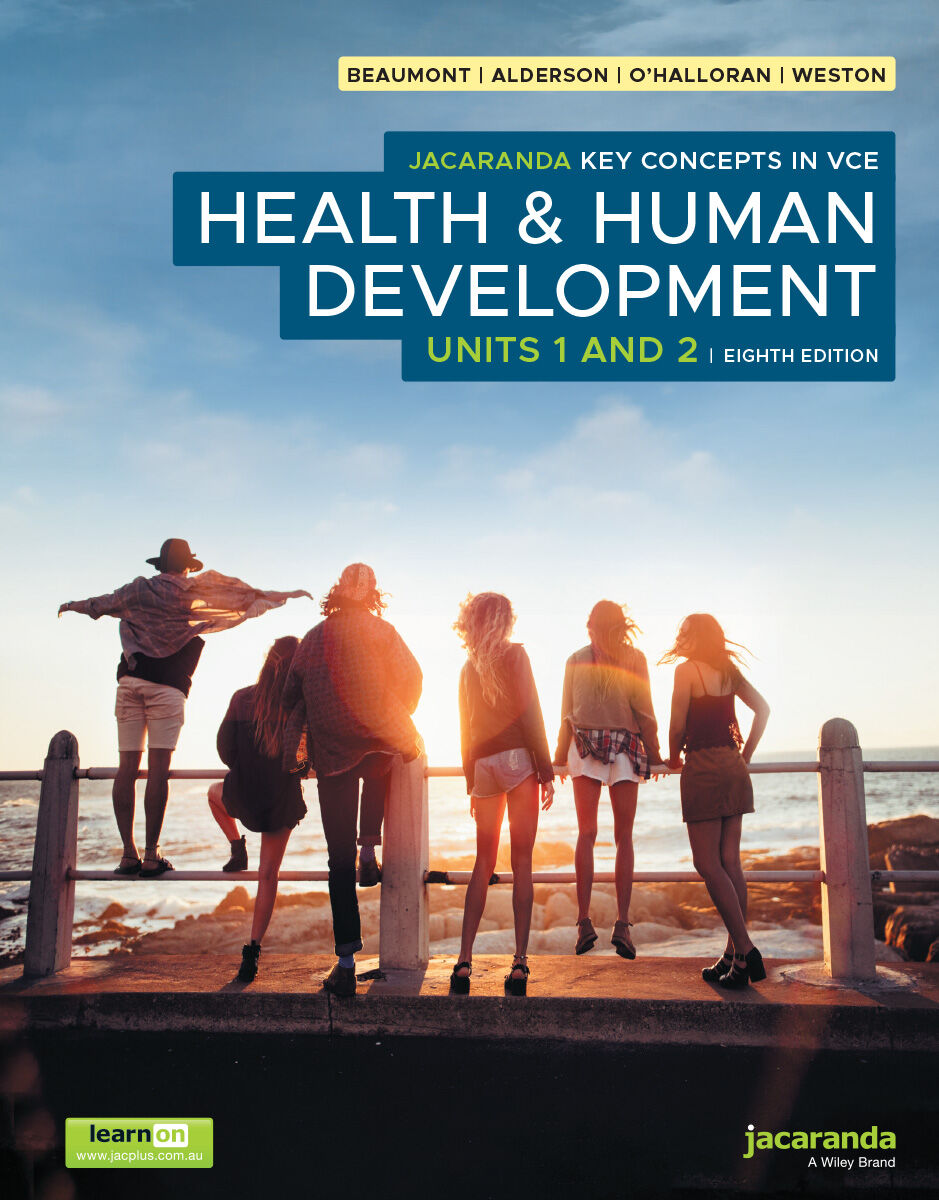 Jacaranda Key Concepts in VCE Health & Human Development Units 1&2 8E (learnON & Print)