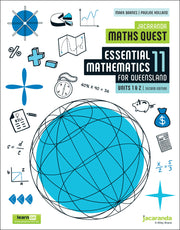 Jacaranda Maths Quest 11 Essential Mathematics Units 1&2 for Queensland Second Edition (learnON & Print)