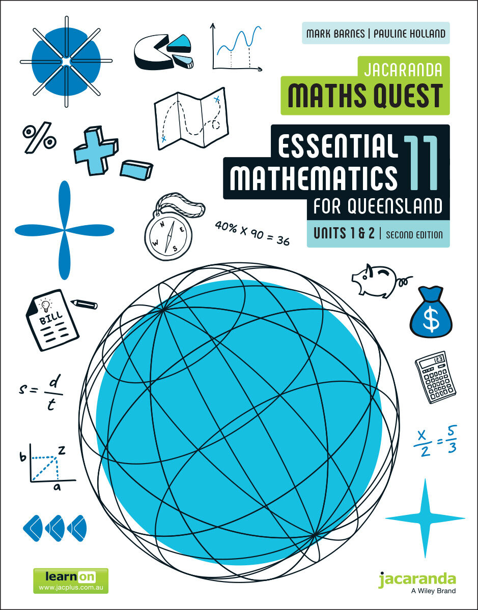 Jacaranda Maths Quest 11 Essential Mathematics Units 1&2 for Queensland Second Edition (learnON & Print)